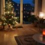 Versierde kerstboom in typische Nederlandse woonkamer